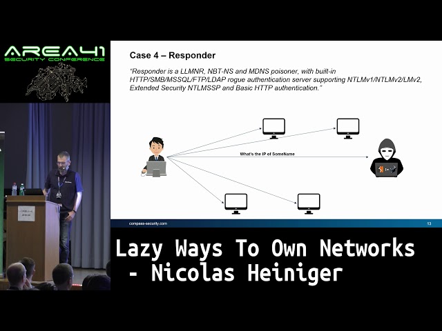 Area41 2018: Nicolas Heiniger: Lazy Ways To Own Networks