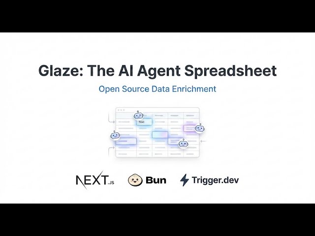 I built an Open Source Clay Alternative in a Weekend (Next.js 16 + AI Agents)