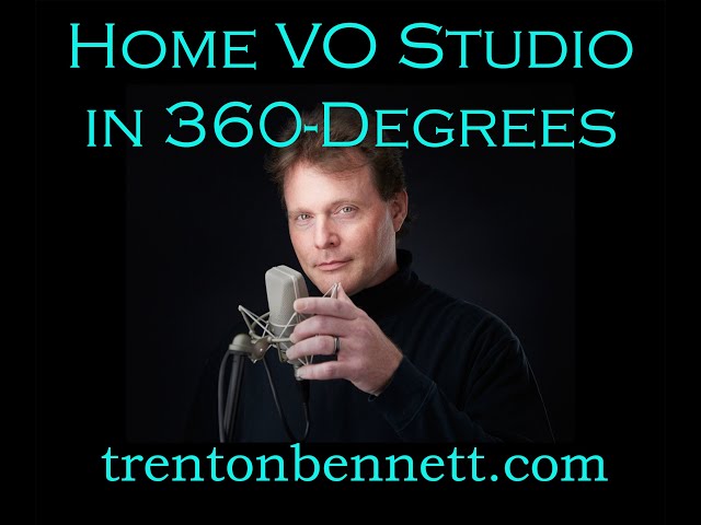 Audiobook Narrator Trenton Bennett 360-degree Studio Tour