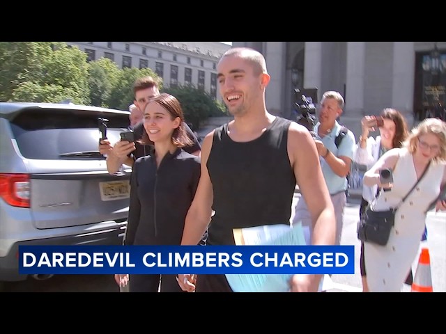 Couple charged with felonies for Empire State Building climb-turned-proposal