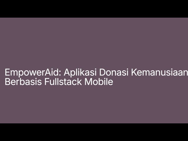 Aplikasi Empoweraid React Native - Pemrograman Fullstack TB
