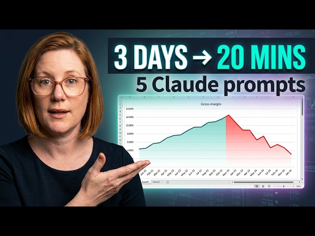 Claude For Finance: 5 Claude Prompts That Expose the Real Margin Crisis