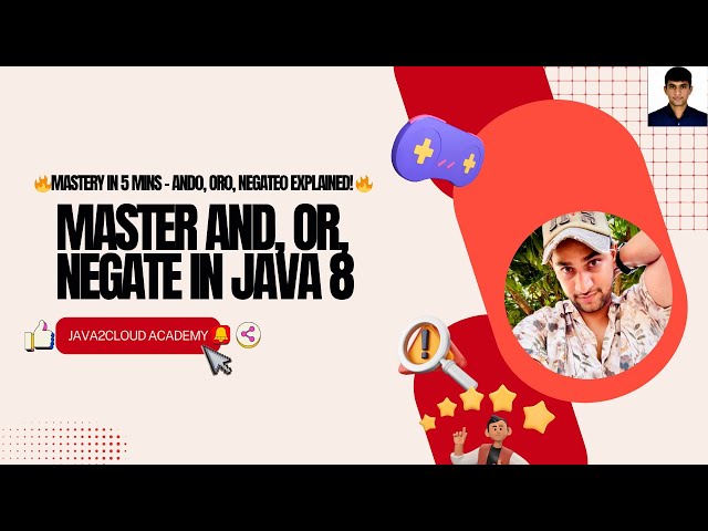 18. 🔍 Mastering Java 8 Predicates: and(), or(), negate() Explained Simply!