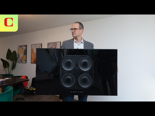 Displace TV Pro Uses Suction Cups to Hang Anywhere