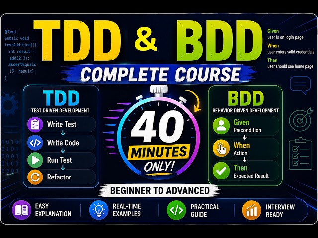 Master TDD & BDD in One Video