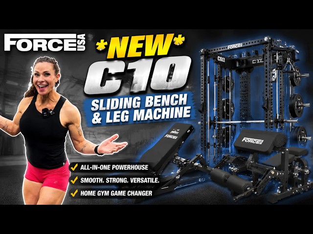 NEW Force USA C10 2027 First Look | NEW Sliding Bench & Leg Machine