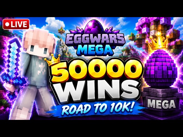 Minecraft Cubecraft Eggwars Mega | 5000+ wins | Top 15 Leaderboard | Snipe or Party!
