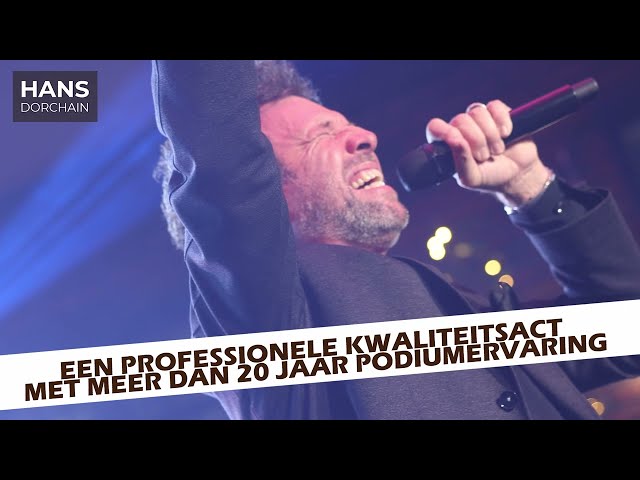 Kwaliteitsact: zanger Hans Dorchain voor alle feesten en events