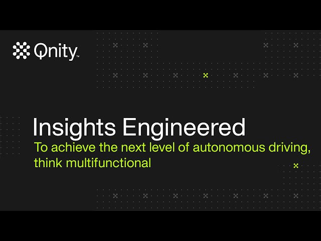 Insights Engineered: To achieve the next level of autonomous driving, think multifunctional