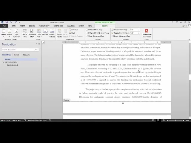 How to Prepare full Project Report With Microsoft Word