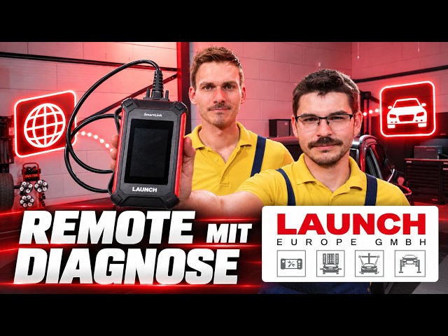 When the shop gets stuck: REMOTE DIAGNOSTICS with LAUNCH SDS