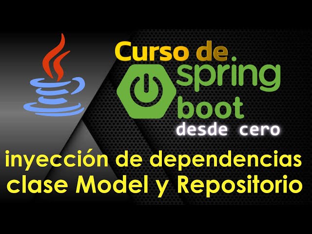 JAVA SPRING BOOT COURSE FROM SCRATCH | DEPENDENCY INJECTION: MODEL AND REPOSITORY CLASS (Video 21)