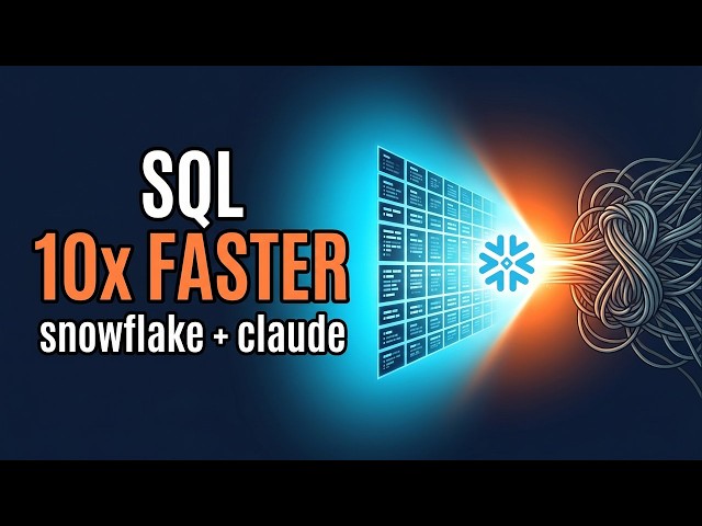 Use Claude to Write Snowflake SQL 10x Faster
