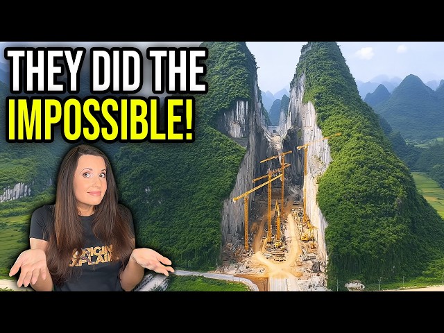 China Split a MOUNTAIN In Half To Build This Project