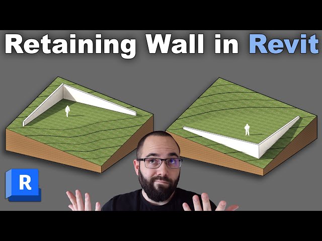 Retaining Wall in Revit Tutorial