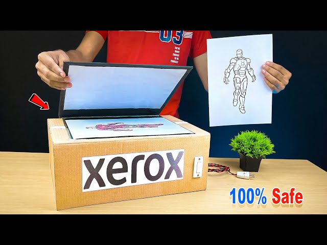 How to Make Xerox Machine At Home 🤩 || School Project