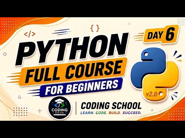 Learn Python Easily 💻 | Day 6 Coding School | Functions & Recursion