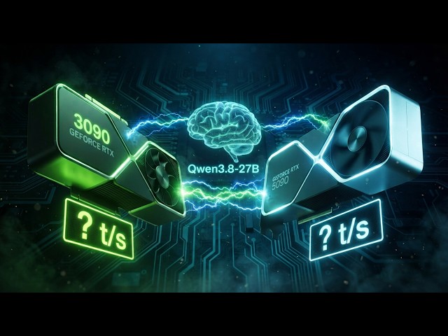 RTX 3090 vs 5090: Qwen3.8-27B Local AI Benchmark using llama.cpp