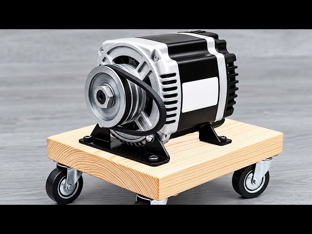 A 65-Year-Old Carpenter’s Genius Invention Turns a Motor into an Amazing Woodworking Tool!
