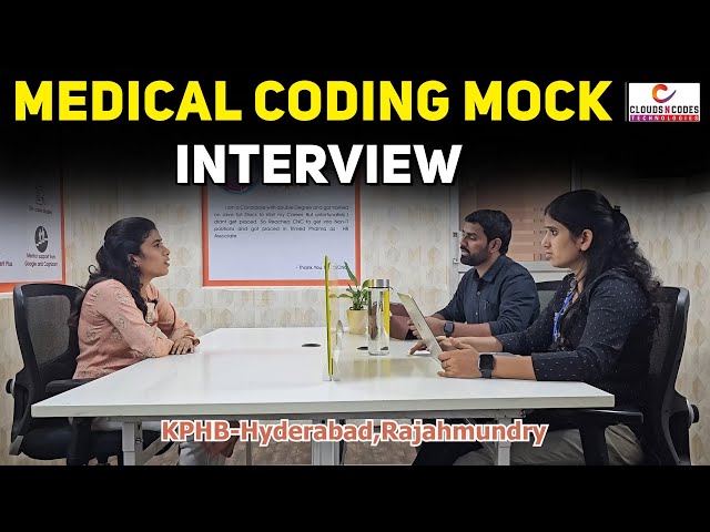 Medical Coding Mock Interview | @cloudsncodes | KPHB-Hyderabad | Rajahmundry | Best Training