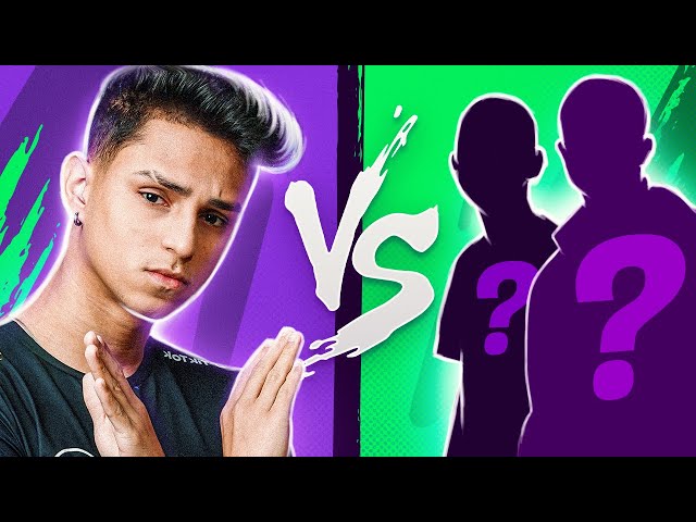 1V2 CONTRA ALEATÓRIOS NO FREE FIRE!!