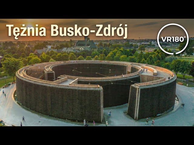Tężnia Busko-Zdrój VR180 8K – Spacer w Uzdrowisku | Realistyczne Wrażenia 3D