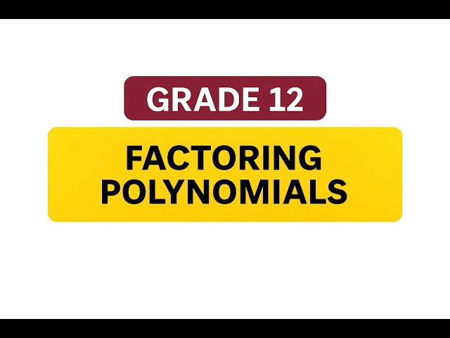 How to Factor Cubic Polynomials | Step-by-Step Math Tutorial