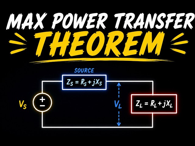 Max Power Transfer Theorem | Circuits Lesson 4 6