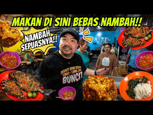 SERBA NAMBAH SEPUASNYA KALO MAKAN DI WARUNG SEAFOOD INI!!