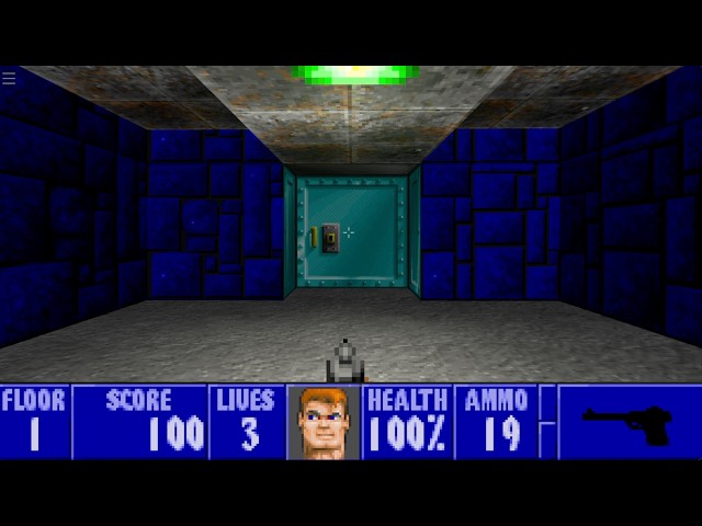 My new Wolfenstein 3D Game Engine (Demo)