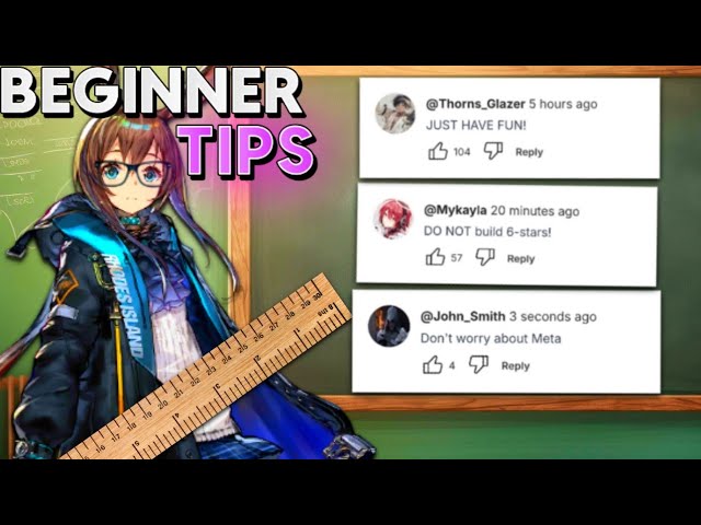 THE BEST Arknights Beginner tips from my community 