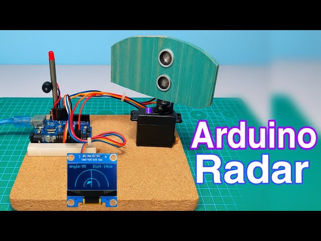 How to make Radar System with Oled display and Ultrasonic Sensor using Arduino
