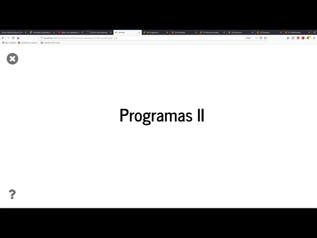 07 Python básico. Programas II