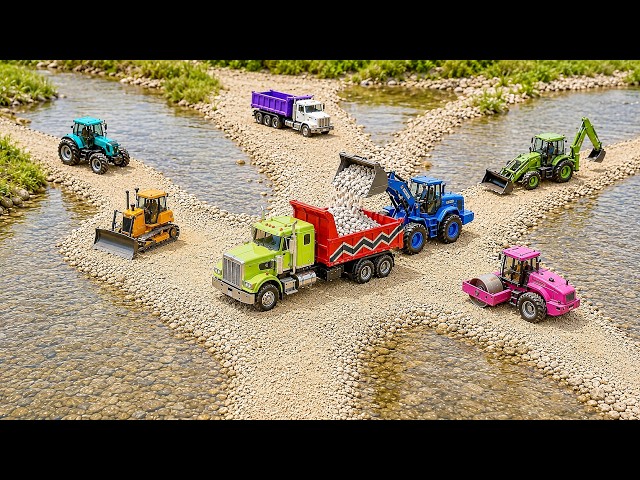 JCB Excavator Loading Stone Tata Dumper Truck JCB Wheel Loader | jcb Tractor Video | jcb cartoon