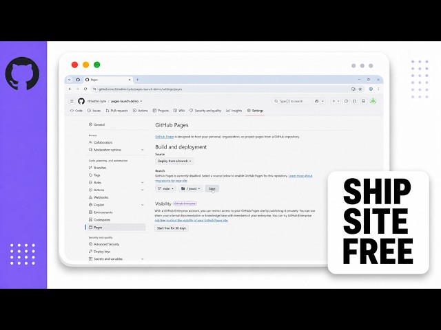 How to Publish a Website with GitHub Pages (2026 Launch Playbook)