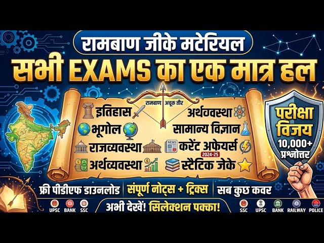 Geography रामबाण क्लास | भूगोल के सबसे महत्वपूर्ण प्रश्न | UPSC, SSC, Railway, Police