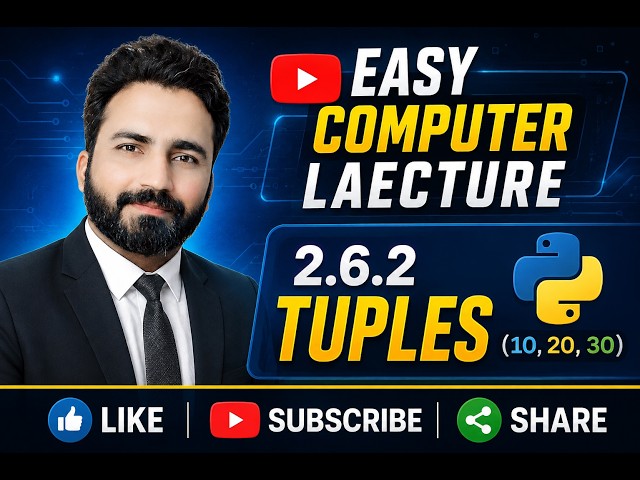 2.6.2 Tuples in Python | Python Tuples Explained in Urdu/Hindi | Easy Computer Laecture