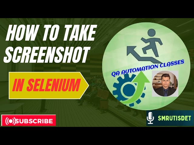 Capture Screenshot in Selenium WebDriver