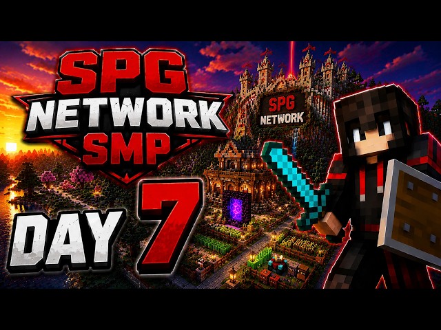 Minecraft SPG Network SMP Day 7 | Base Disaster | #minecraft #manhunt