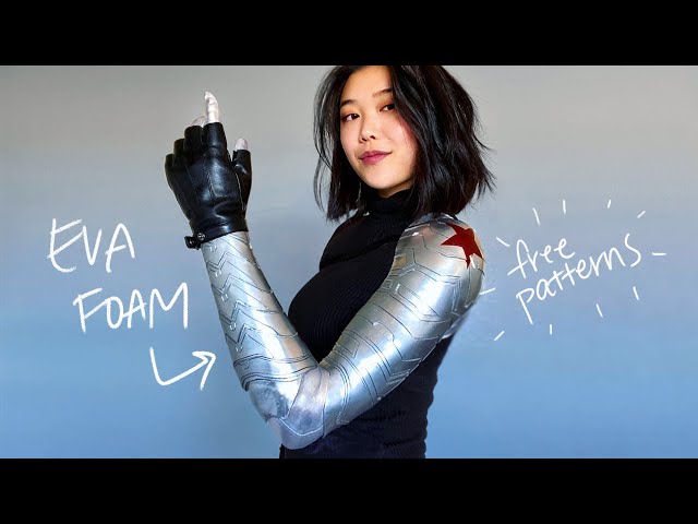 Winter Soldier Cosplay Tutorial Part 1 - Metal Arm - w/ FREE PATTERNS