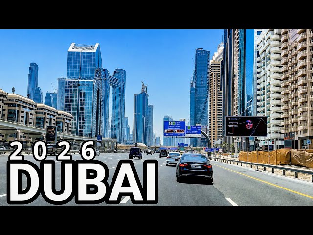 Dubai in 4k - Drive in City - UAE