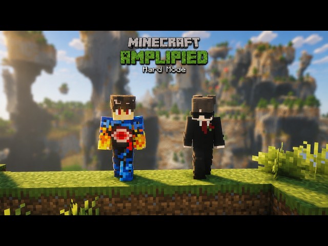 Can I Beat Minecraft in an Amplified World? (Hard Mode)