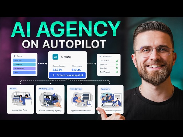 How to Start an AI Automation Agency With AI Agents (Create Once, Sell Forever)