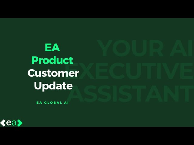 The New EA | Major Product Update, 3,000+ Connectors & More