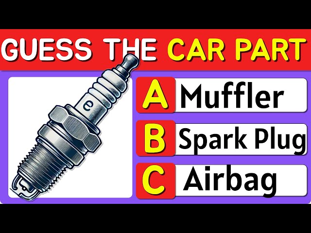 Guess The Car Part by Image | Mechanic Challenge | Nerd Quiz Origins