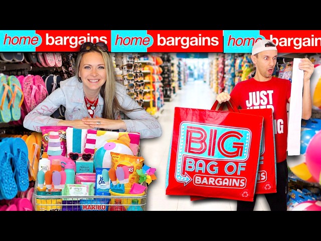 NO WAY! Home Bargains Was THIS CHEAP for Our Holiday Shopping ✈️ Budget vacation shop!!