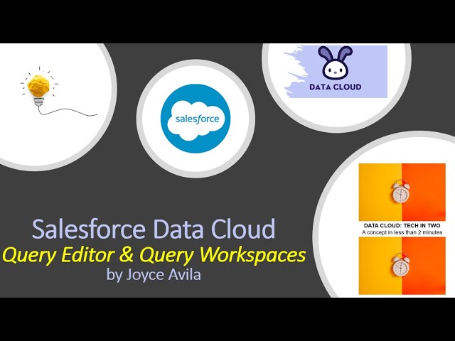 Salesforce Data Cloud Query Editor and Query Workspaces To Write and Execute SQL Queries