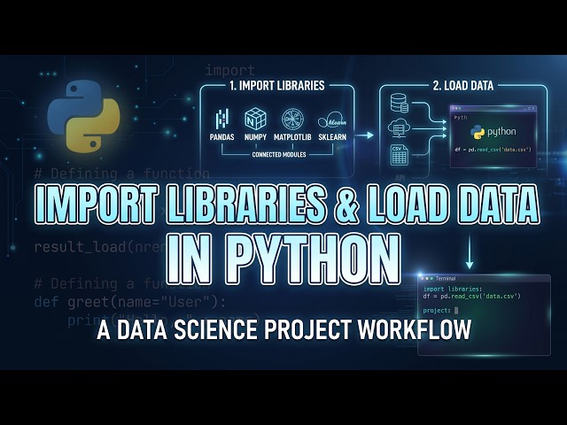 Import Libraries and Load Data in Python | Data Science Project Workflow