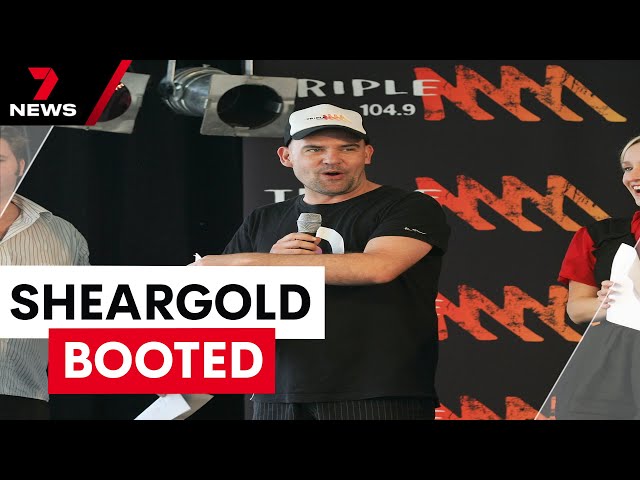 Sheargold officially out of office | 7NEWS