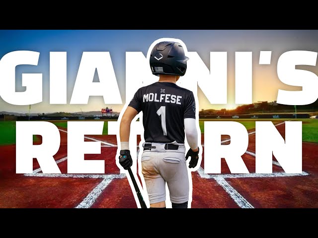 GIANNI'S RETURN TO THE FIELD